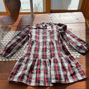 Crewcuts Multicolor Plaid Button-Up Dress